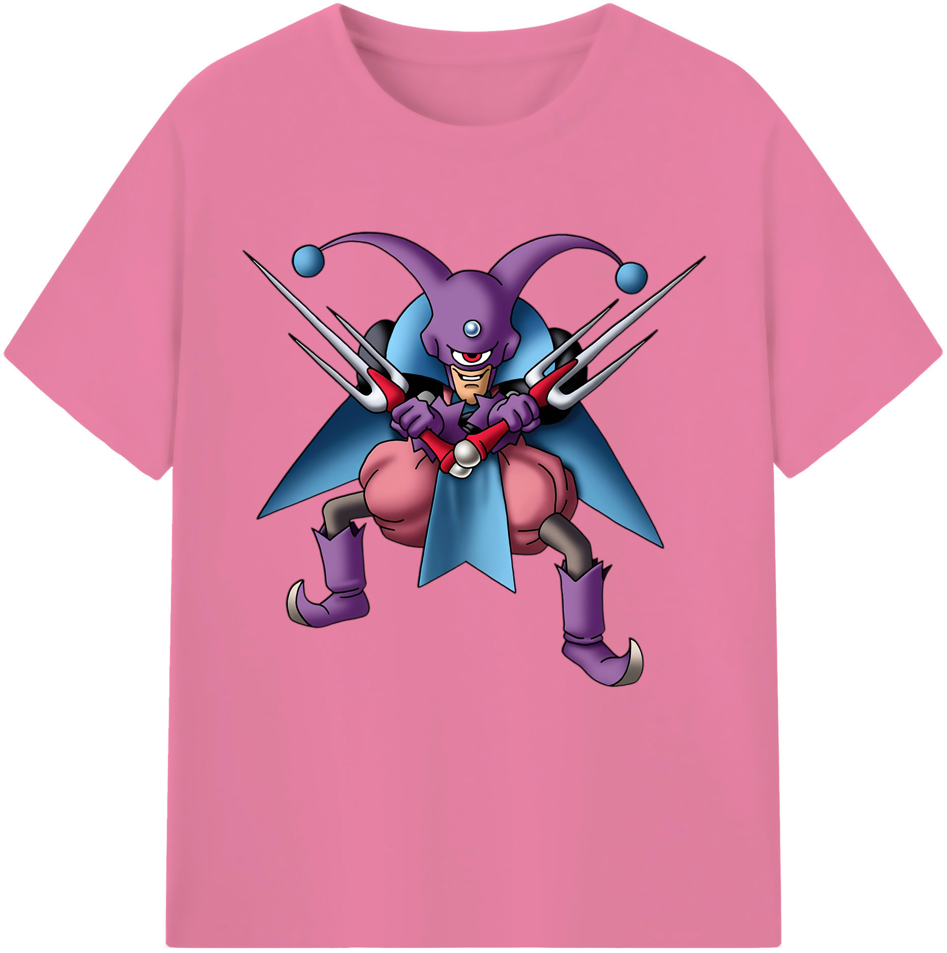 （画像用） ドラゴンクエスト Doragon Kuesuto Dragon Quest 綿100％半袖Tシャツ（フロントプリント）